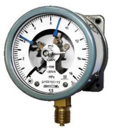 Внешний вид. Манометры, вакуумметры, мановакуумметры показывающие сигнализирующие Манотомь, http://oei-analitika.ru рисунок № 3
