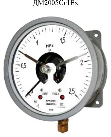 Внешний вид. Манометры, вакуумметры, мановакуумметры показывающие сигнализирующие Манотомь, http://oei-analitika.ru рисунок № 8