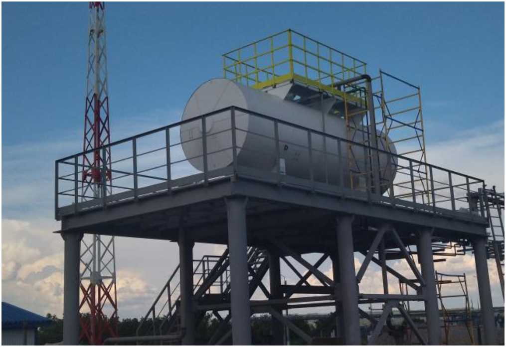 Внешний вид. Резервуар горизонтальный стальной, http://oei-analitika.ru рисунок № 2