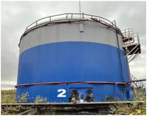 Внешний вид. Резервуар стальной вертикальный цилиндрический, http://oei-analitika.ru рисунок № 1