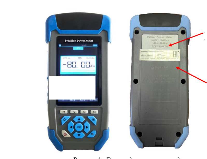 Внешний вид. Измерители оптической мощности, http://oei-analitika.ru рисунок № 1