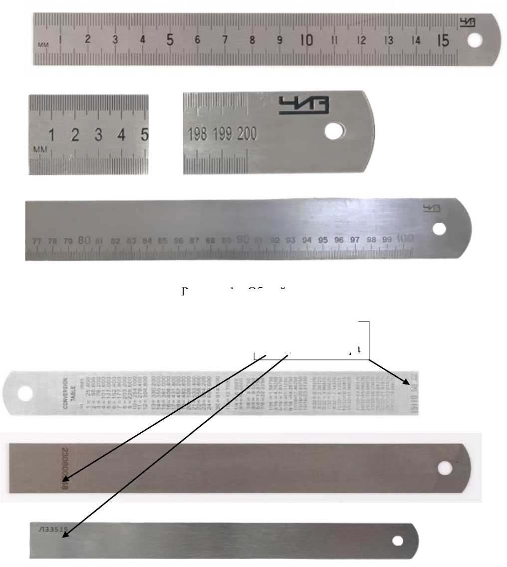 Внешний вид. Линейки измерительные металлические, http://oei-analitika.ru рисунок № 2