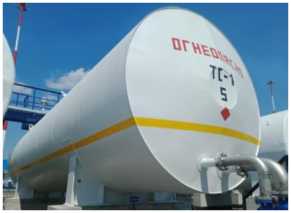 Внешний вид. Резервуары горизонтальные стальные цилиндрические, http://oei-analitika.ru рисунок № 1