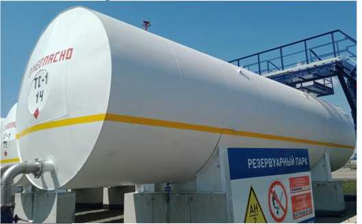 Внешний вид. Резервуары горизонтальные стальные цилиндрические, http://oei-analitika.ru рисунок № 8