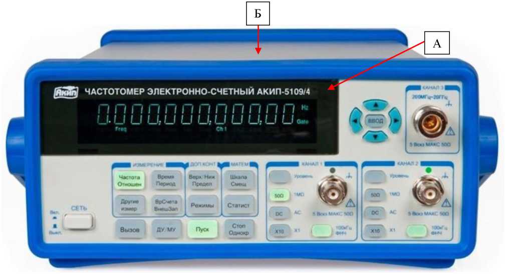 Внешний вид. Частотомеры электронно-счетные, http://oei-analitika.ru рисунок № 1
