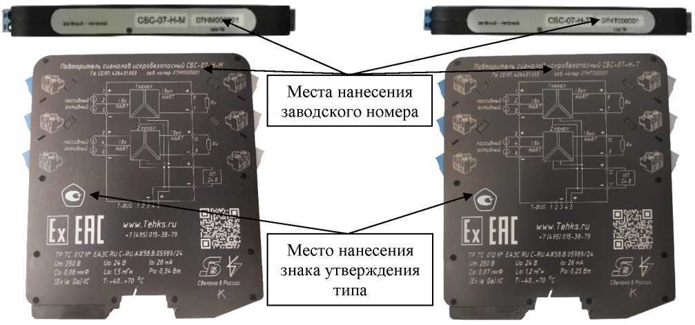 Внешний вид. Повторители сигналов искробезопасные, http://oei-analitika.ru рисунок № 1