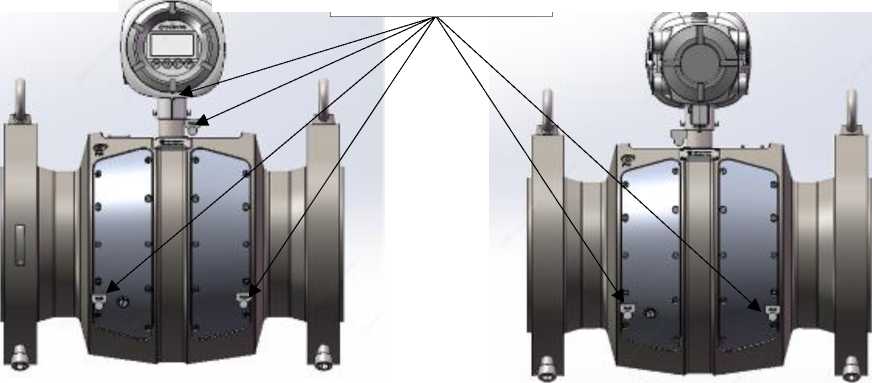 Внешний вид. Расходомеры-счётчики газа ультразвуковые, http://oei-analitika.ru рисунок № 2