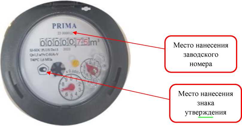 Внешний вид. Счетчики холодной воды крыльчатые (PRIMA), http://oei-analitika.ru 