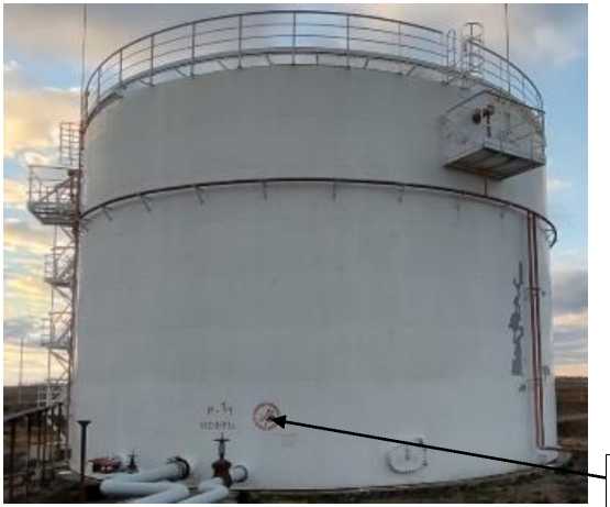 Внешний вид. Резервуар стальной вертикальный цилиндрический, http://oei-analitika.ru рисунок № 1