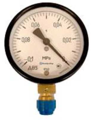 Внешний вид. Манометры, вакуумметры и мановакуумметры, напоромеры, тягомеры и тягонапоромеры показывающие деформационные, http://oei-analitika.ru рисунок № 5