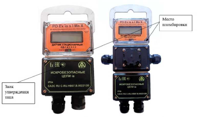 Внешний вид. Датчики стационарные, http://oei-analitika.ru рисунок № 1