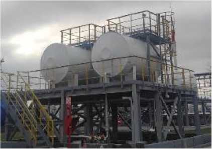 Внешний вид. Резервуары стальные горизонтальные цилиндрические, http://oei-analitika.ru рисунок № 1