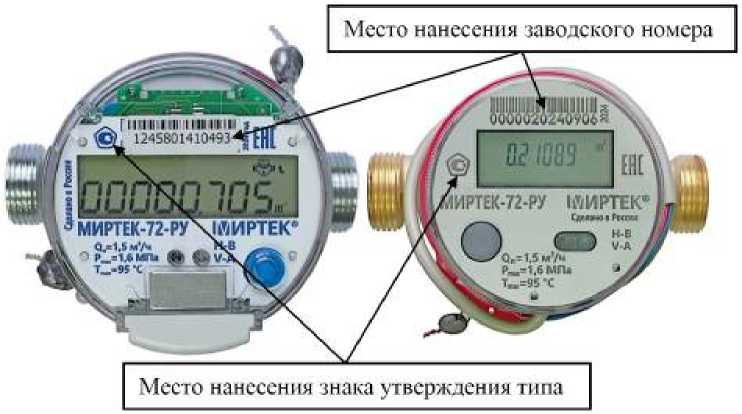 Внешний вид. Счетчики холодной и горячей воды крыльчатые, http://oei-analitika.ru рисунок № 4