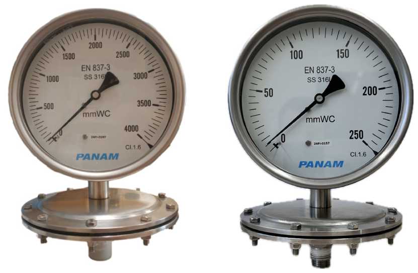 Внешний вид. Манометры, вакуумметры, мановакуумметры показывающие мембранные, http://oei-analitika.ru рисунок № 1