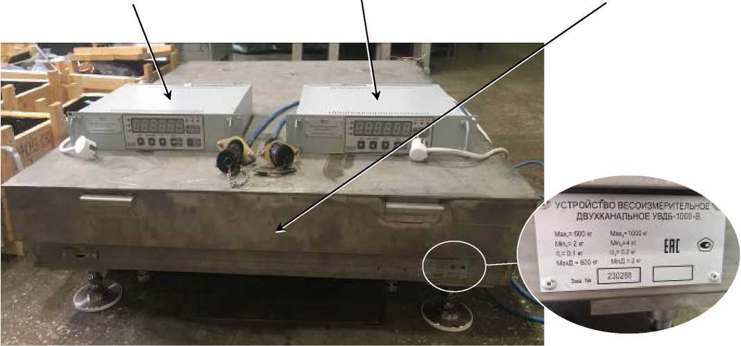 Внешний вид. Устройства весоизмерительные двухканальные, http://oei-analitika.ru рисунок № 1