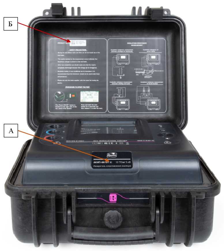 Внешний вид. Измерители сопротивления изоляции, http://oei-analitika.ru рисунок № 1