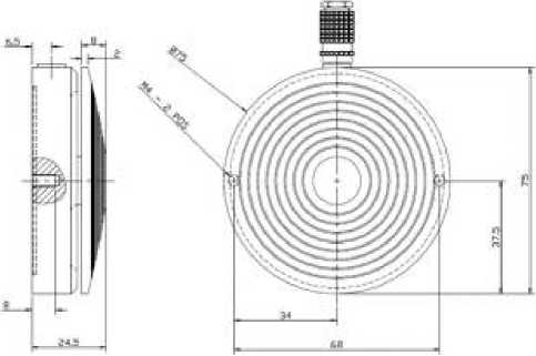 Внешний вид. Датчик усилия на педаль, http://oei-analitika.ru рисунок № 2