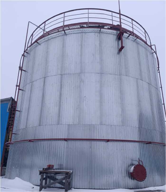 Внешний вид. Резервуар стальной вертикальный цилиндрический теплоизолированный, http://oei-analitika.ru рисунок № 2