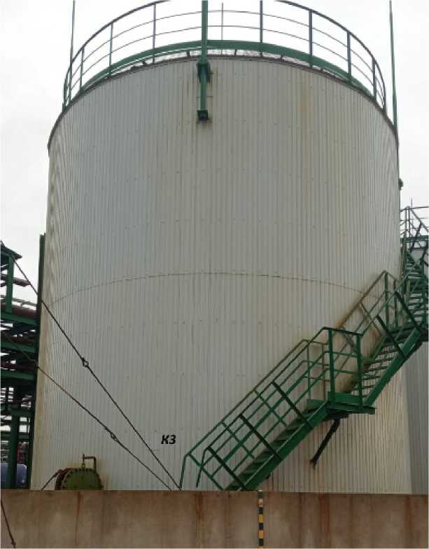 Внешний вид. Резервуары стальные вертикальные цилиндрические теплоизолированные, http://oei-analitika.ru рисунок № 3