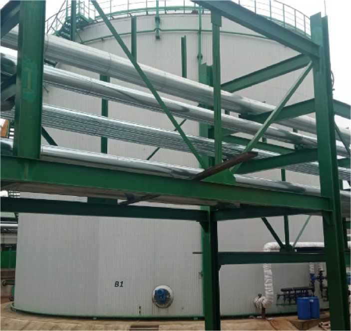 Внешний вид. Резервуары стальные вертикальные цилиндрические теплоизолированные, http://oei-analitika.ru рисунок № 1