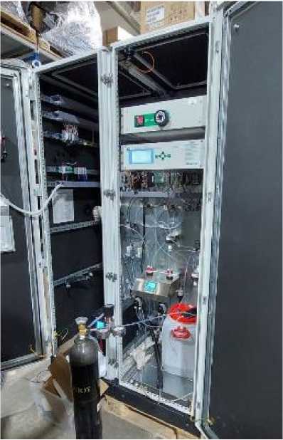 Внешний вид. Системы мониторинга состава дымовых газов парового котла Еп-500-13,8-565/560 ГМН энергоблока № 1 ООО «Лукойл-Кубаньэнерго» Краснодарская ТЭЦ, http://oei-analitika.ru рисунок № 2