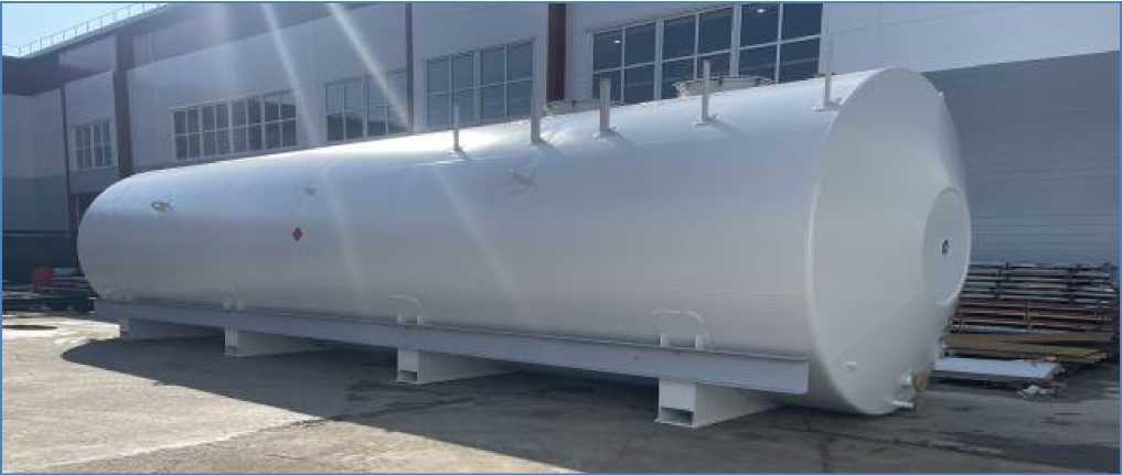 Внешний вид. Резервуары стальные горизонтальные (приемно-расходные), http://oei-analitika.ru рисунок № 1