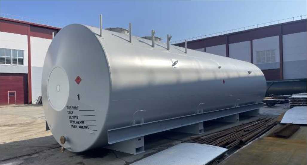 Внешний вид. Резервуары стальные горизонтальные (приемно-расходные), http://oei-analitika.ru рисунок № 2