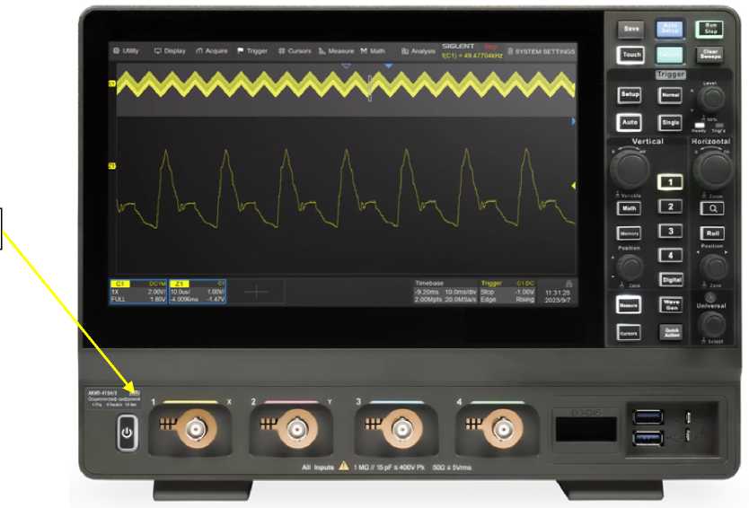 Внешний вид. Осциллографы цифровые, http://oei-analitika.ru рисунок № 1