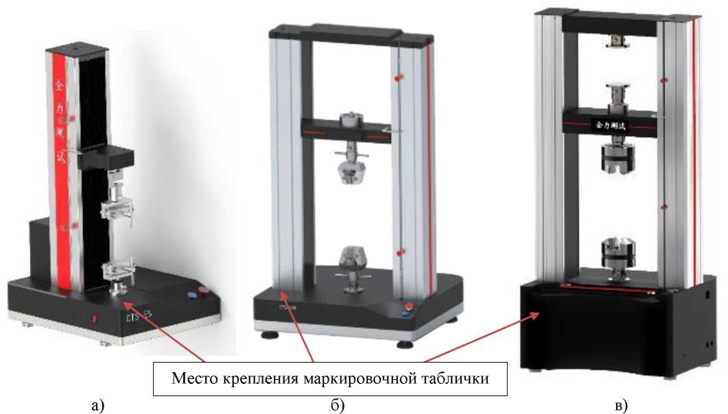 Внешний вид. Машины испытательные, http://oei-analitika.ru рисунок № 1