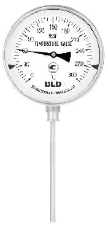 Внешний вид. Термометры биметаллические (WSSF), http://oei-analitika.ru 