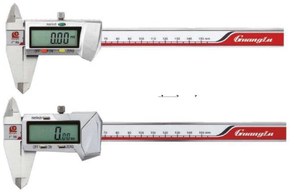 Внешний вид. Штангенциркули GuangLu (), http://oei-analitika.ru 