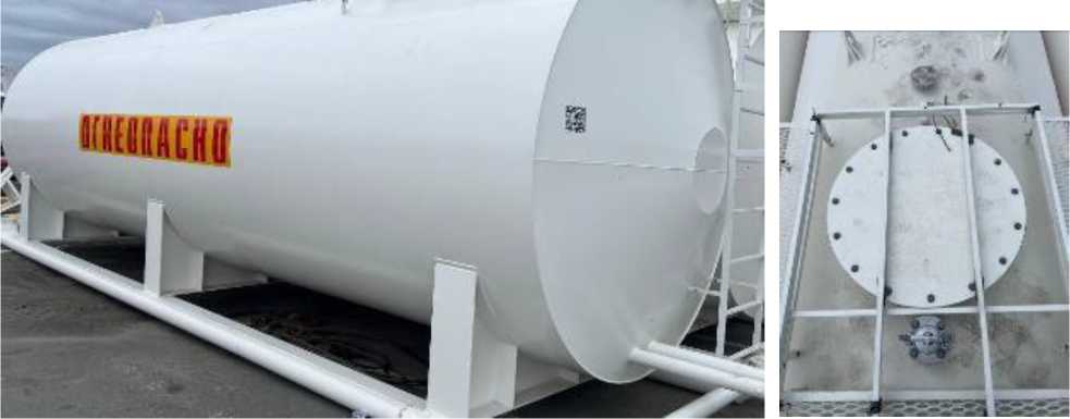 Внешний вид. Резервуары стальные горизонтальные цилиндрические, http://oei-analitika.ru рисунок № 2