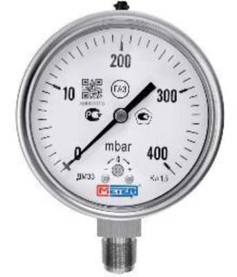 Внешний вид. Напоромеры, тягомеры, тягонапоромеры показывающие деформационные, http://oei-analitika.ru рисунок № 2