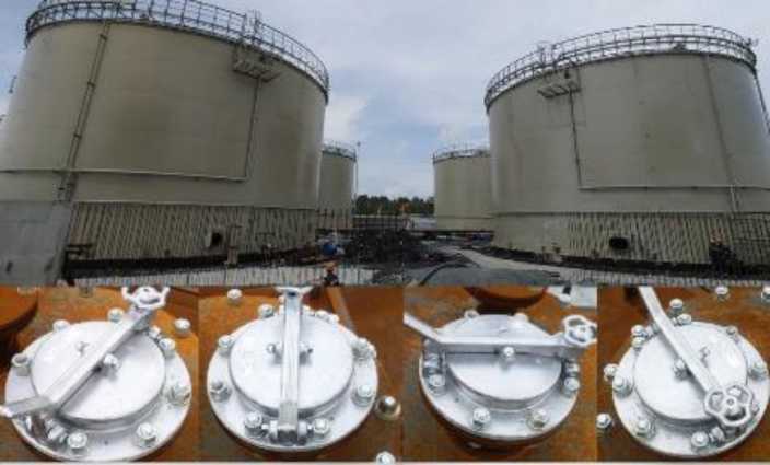 Внешний вид. Резервуары вертикальные цилиндрические стальные с понтоном, http://oei-analitika.ru рисунок № 1