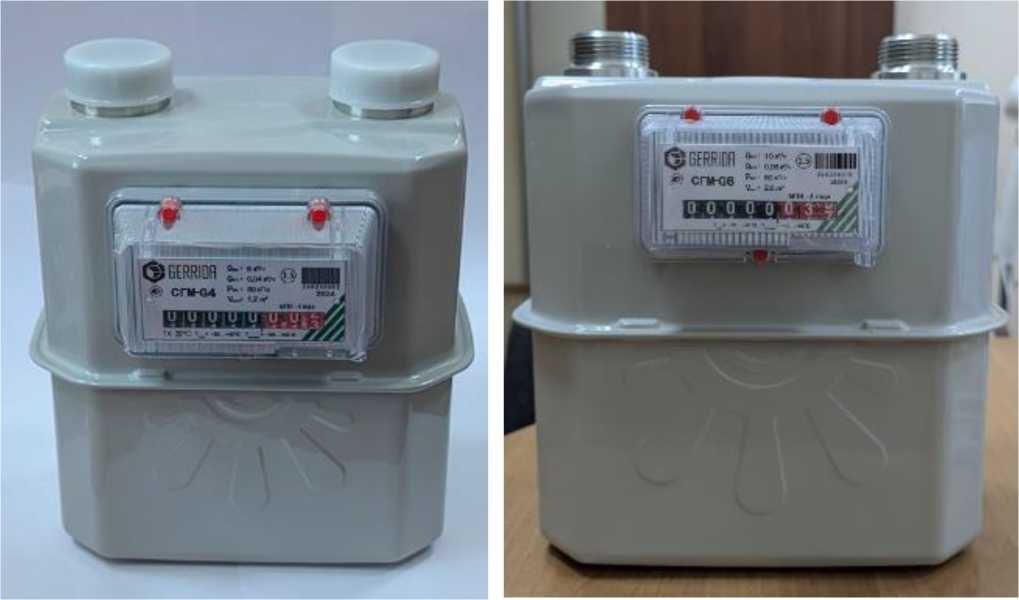 Внешний вид. Счетчики газа мембранные, http://oei-analitika.ru рисунок № 1