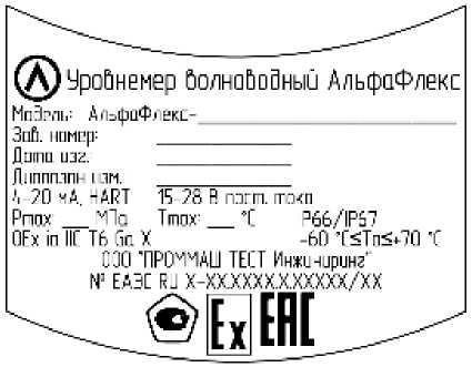 Внешний вид. Уровнемеры волноводные, http://oei-analitika.ru рисунок № 9
