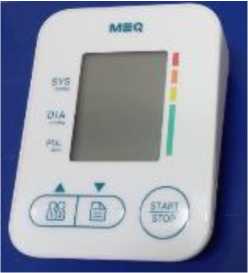 Внешний вид. Измерители артериального давления и частоты пульса автоматические (MEQ), http://oei-analitika.ru 