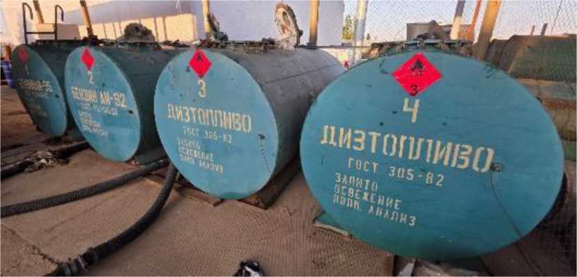 Внешний вид. Резервуары стальные горизонтальные цилиндрические, http://oei-analitika.ru рисунок № 1