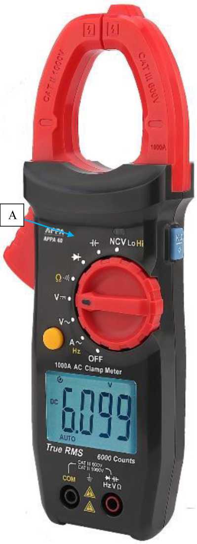 Внешний вид. Клещи электроизмерительные, http://oei-analitika.ru рисунок № 1