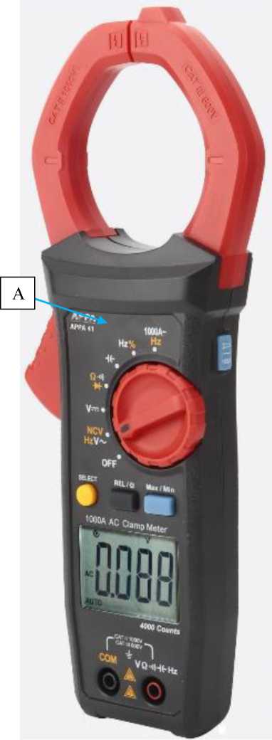 Внешний вид. Клещи электроизмерительные, http://oei-analitika.ru рисунок № 3