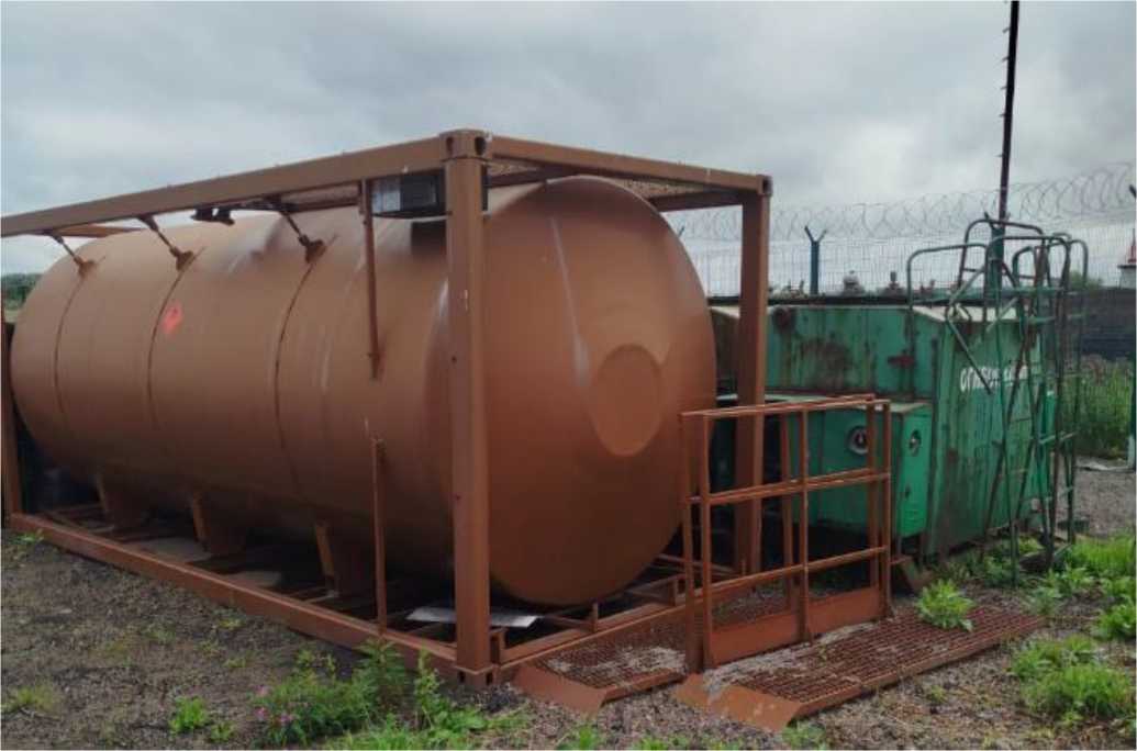 Внешний вид. Резервуар горизонтальный стальной цилиндрический, http://oei-analitika.ru рисунок № 2