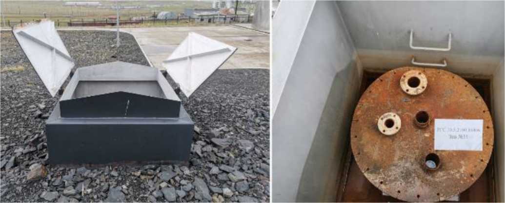 Внешний вид. Резервуар горизонтальный стальной цилиндрический, http://oei-analitika.ru рисунок № 2