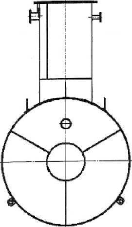 Внешний вид. Резервуар стальной горизонтальный цилиндрический, http://oei-analitika.ru рисунок № 2